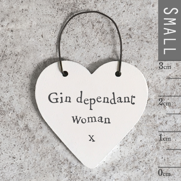 Little Heart Sign - Gin Dependant Woman