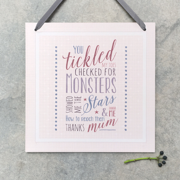 Square Sign - Tickled Toes